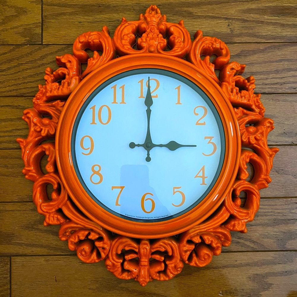 Orange Clock
